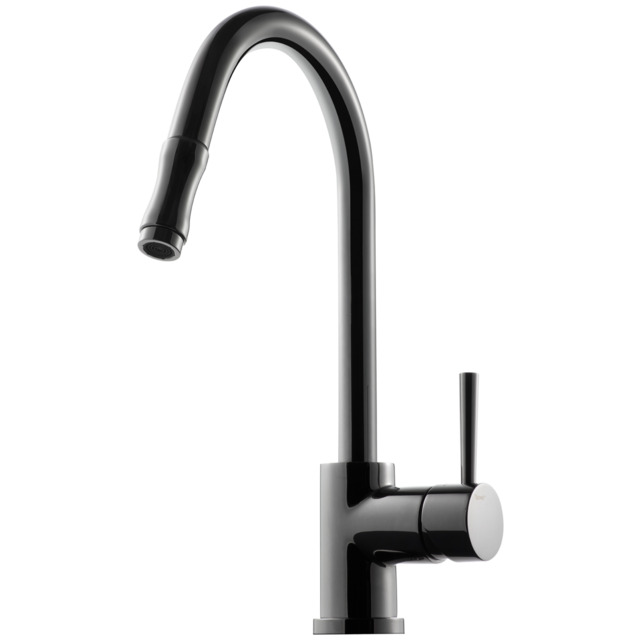 KÖKSBLANDARE VRIDBAR UTDRAGBAR EVO185 BLACK CHROME
